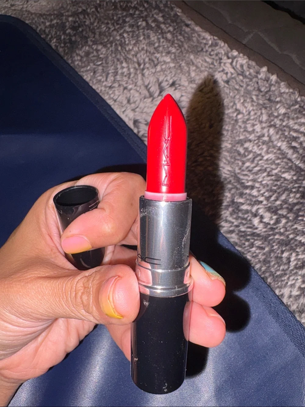 MAC Cosmetics Lipstick Lusterglass Lipstick- 510 Lady Bug